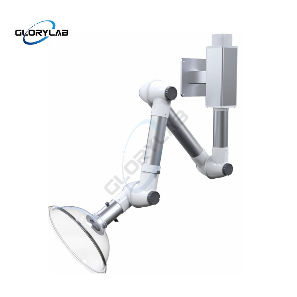 Wall Mounted Aluminum Laboratory Fume Exhaust Extractor Arm Buy Wall